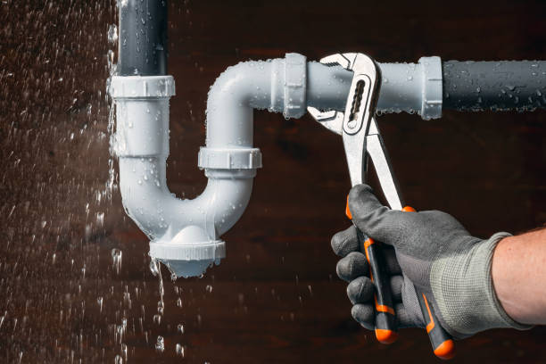 Professional Water Line Repair technician working in Glenmoore, PA